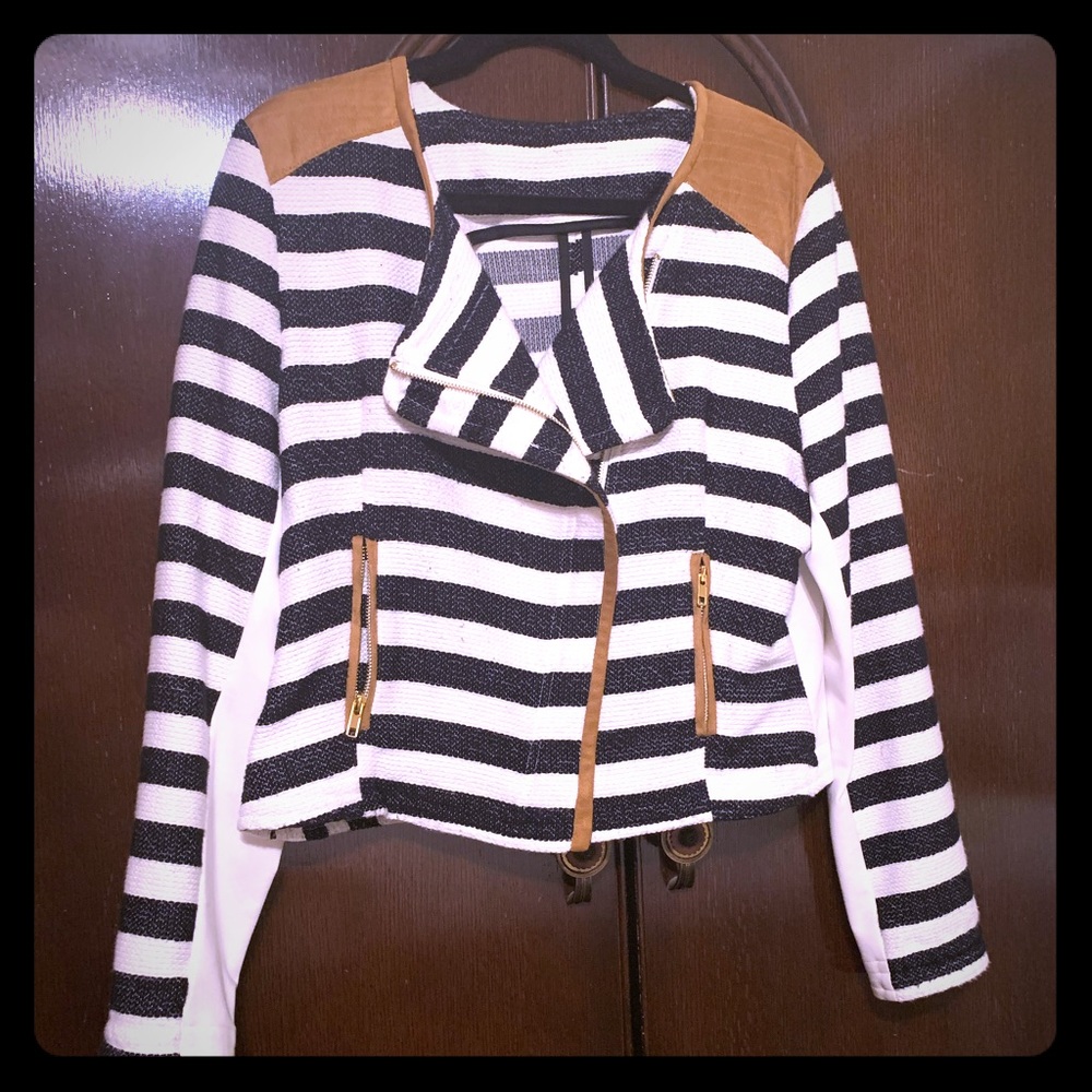 Knit Moto Jacket
